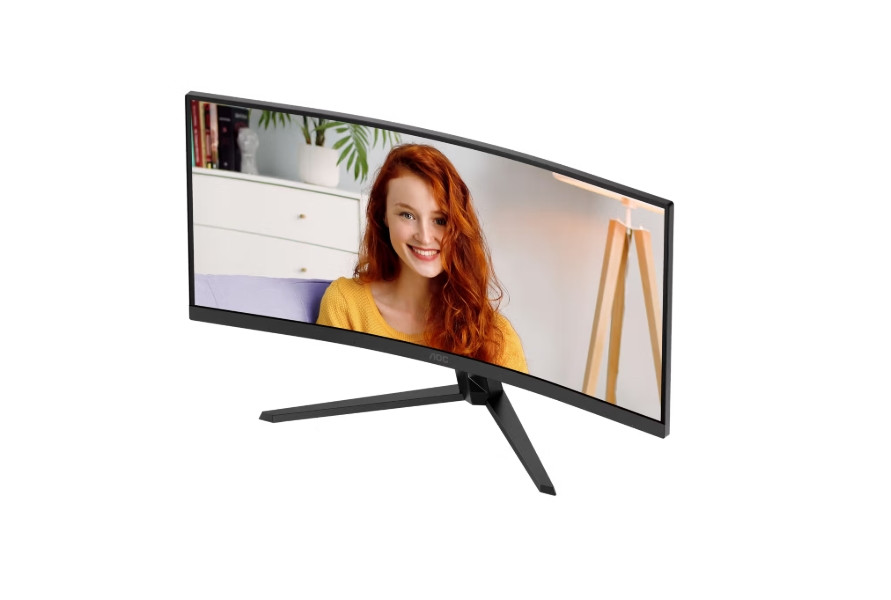Монитор AOC CU34B3E, 34" Curved VA, UWQHD 3440x1440@120Hz, 4ms, Adaptive-Sync - CU34B3E - 4