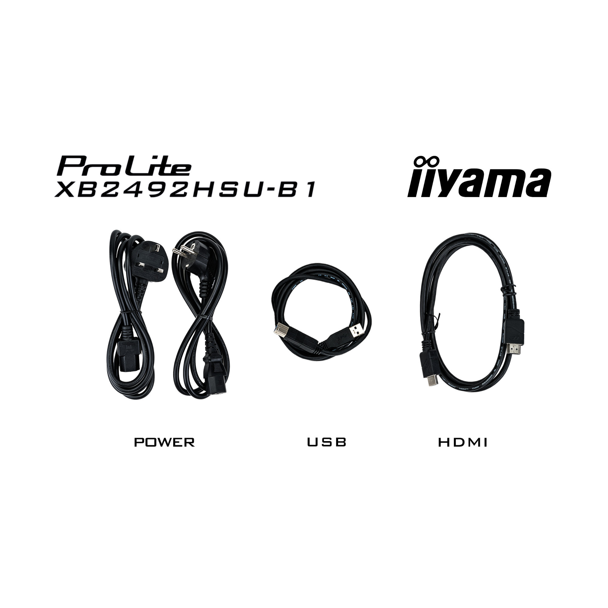 Монитор IIYAMA XB2492HSU-B1, 23.8" Full HD IPS 120Hz - 12