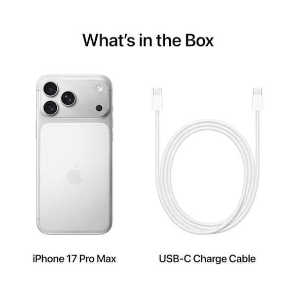 Мобилен телефон Apple iPhone 17 Pro Max, 512GB, Silver - MFYQ4ZD/A - 5