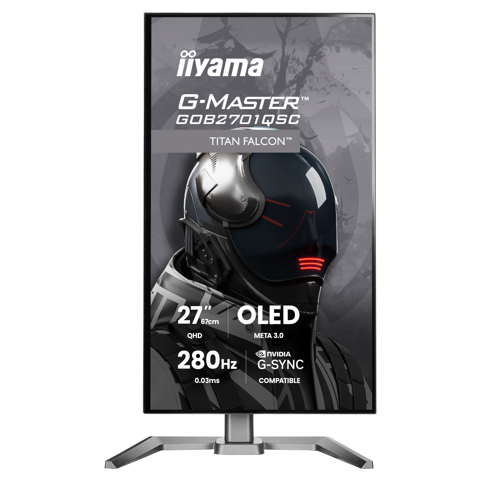 Монитор IIYAMA GOB2701QSC-B1, 27" OLED 2560x1440 280Hz - 2