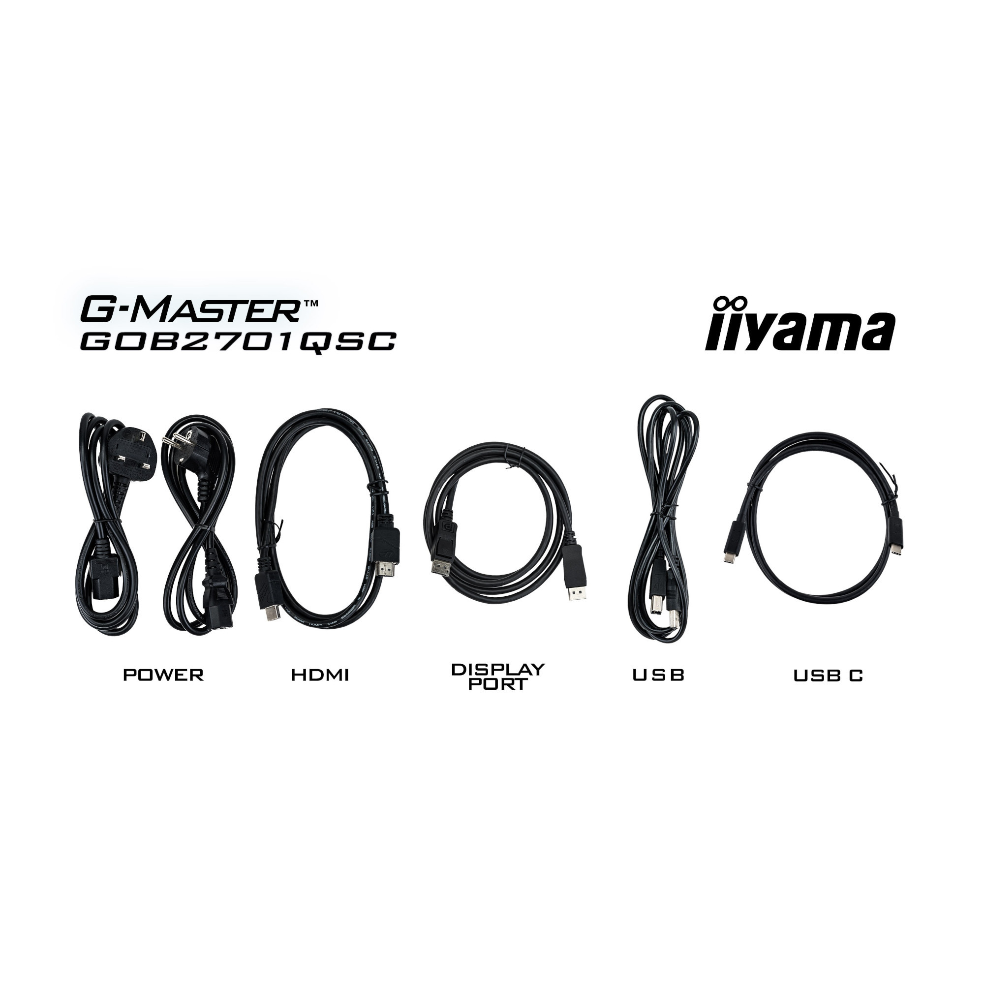 Монитор IIYAMA GOB2701QSC-B1, 27" OLED 2560x1440 280Hz - 12
