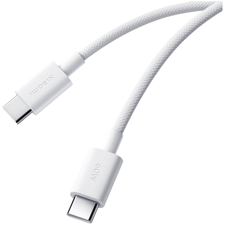 USB-C кабел Xiaomi 3A Braided, 1m, 60W Power Delivery, Quick Charge 3.0 - BHR0878GL - 1