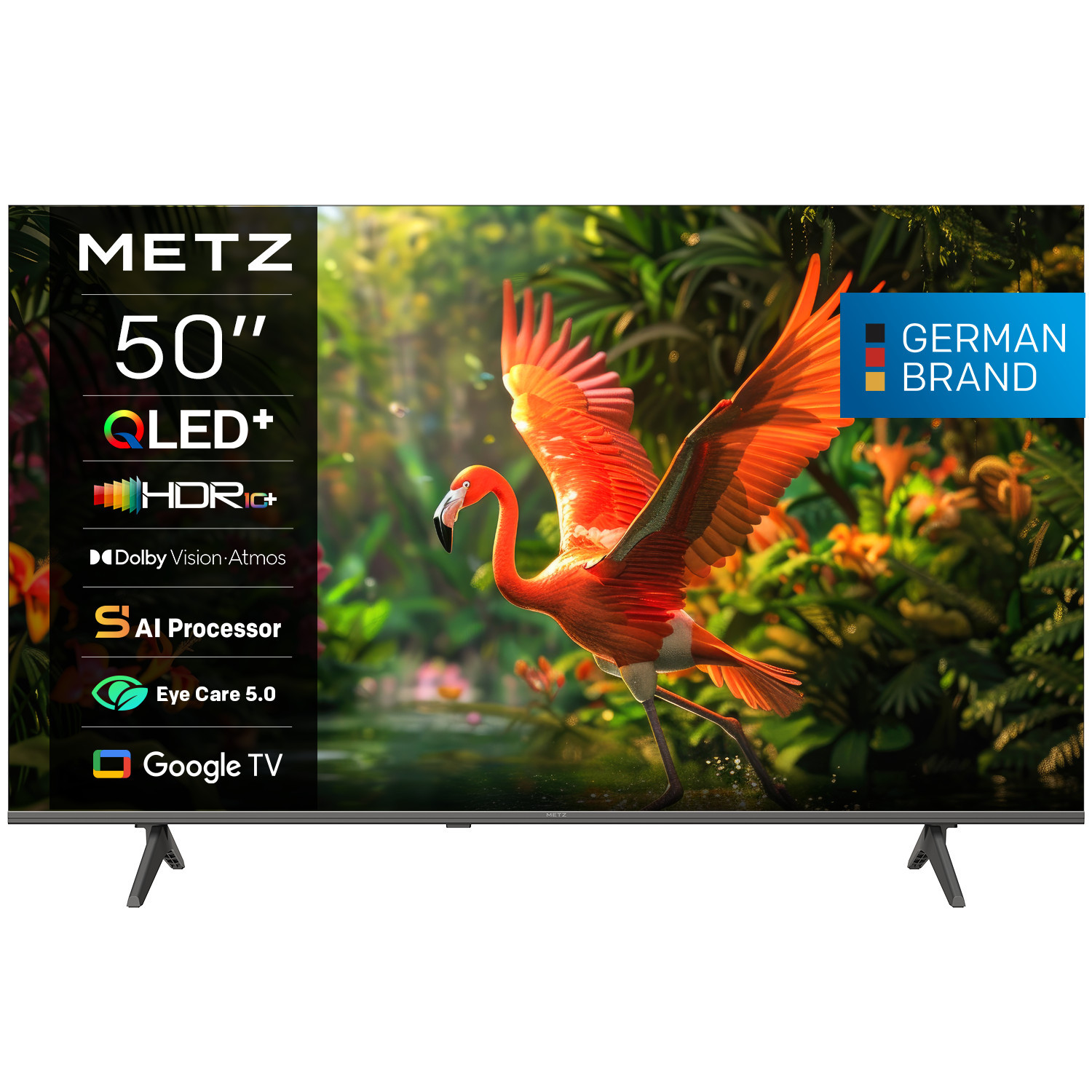 Телевизор METZ 50MQH7500Z, 50" UHD 4K QLED+ Google TV - 1