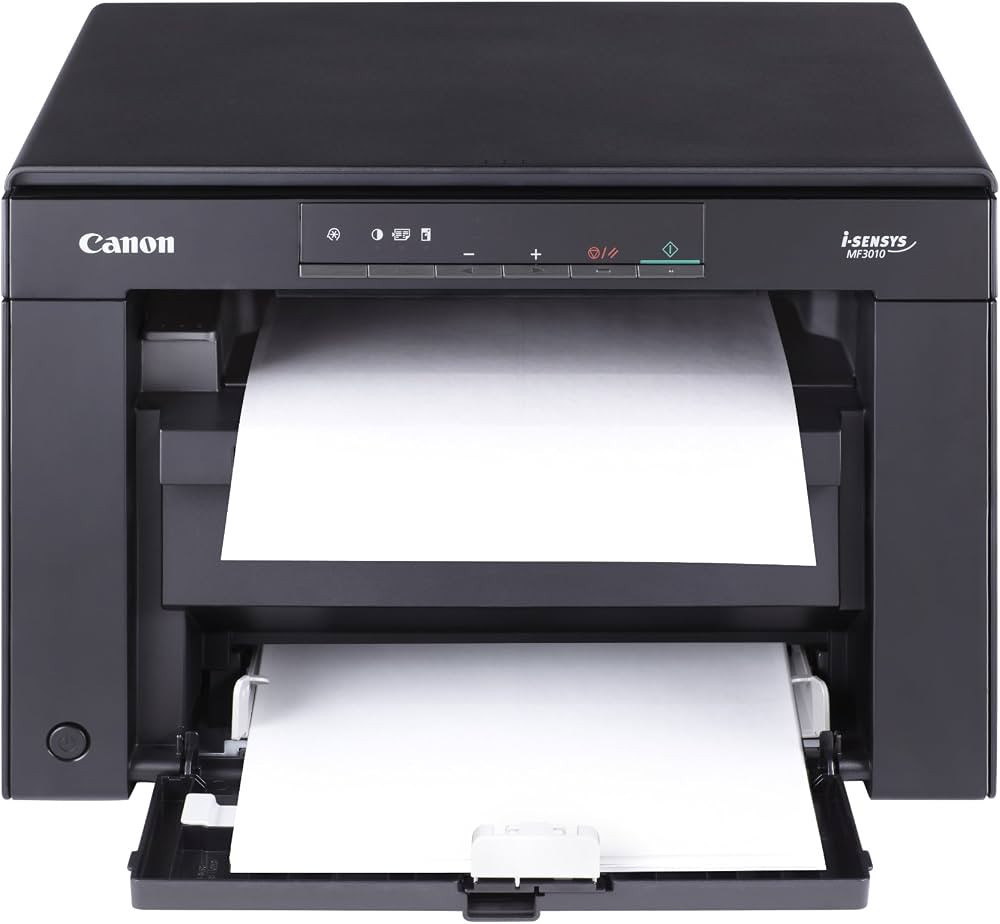 Мултифункционално лазерно устройство Canon MF3010, монохромен печат, 18 стр/мин, копир, скенер, USB 2.0 - 5252B004AA - 2