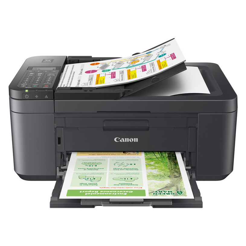 Мастилоструйно многофункционално устройство Canon PIXMA TR4755i, Print/Copy/Scan/Fax, Wi-Fi, Черен - 5074C036AC - 2