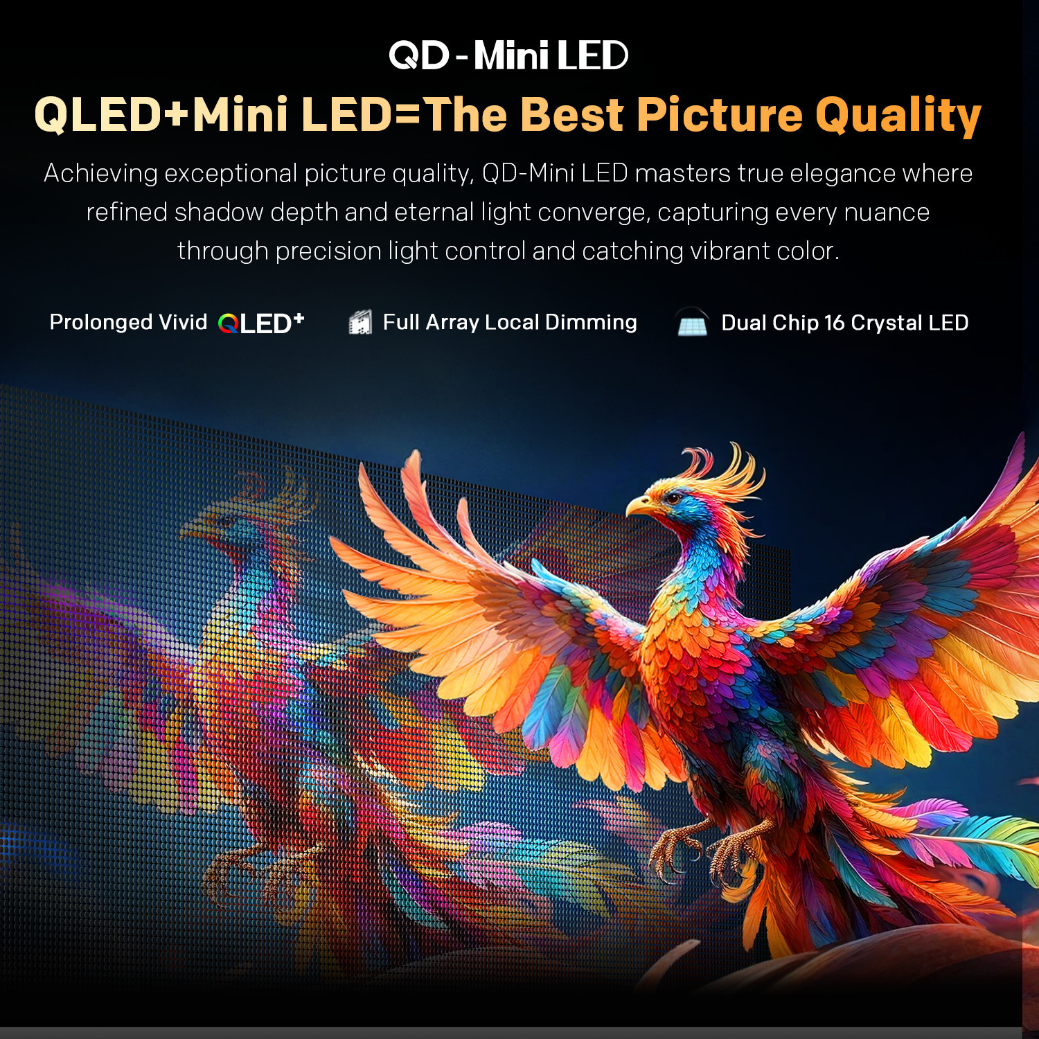 Телевизор METZ 65MNH7000Z, 65" QD-Mini LED 4K UHD, Google TV, HDR10+, Dolby Vision, 120Hz - 2
