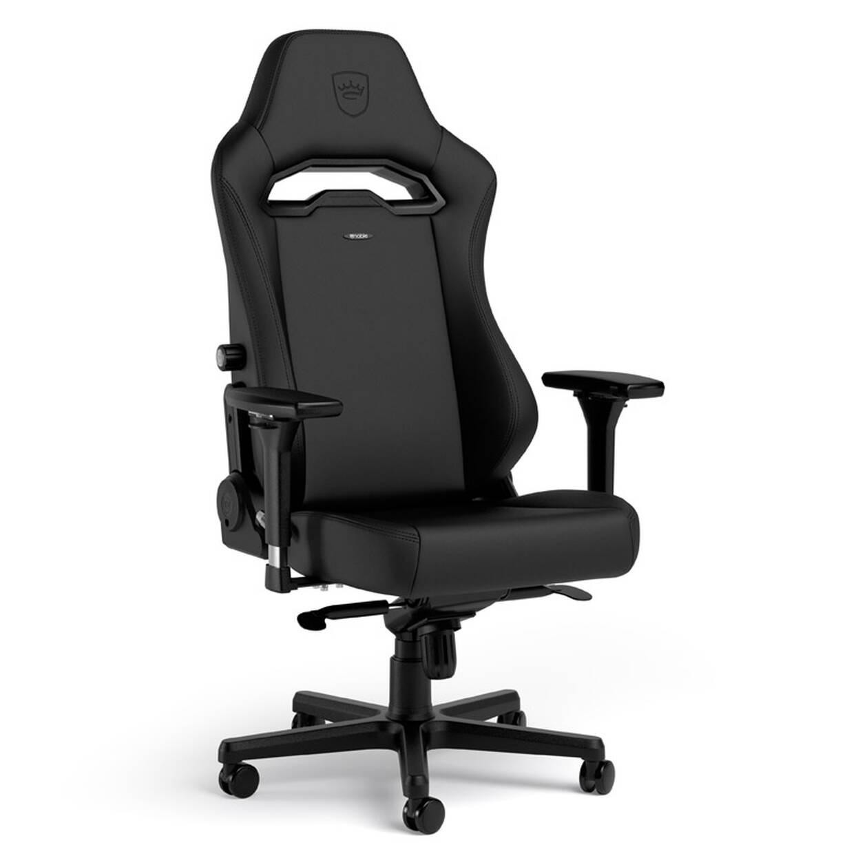Геймърски стол noblechairs HERO ST Black Edition, макс. тегло 150kg, изкуствена кожа, черен - NBL-HRO-ST-BED - 2