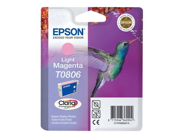 Мастилена касета Epson T0801, черна, 7.4ml, 330 страници - C13T08014011 - 1