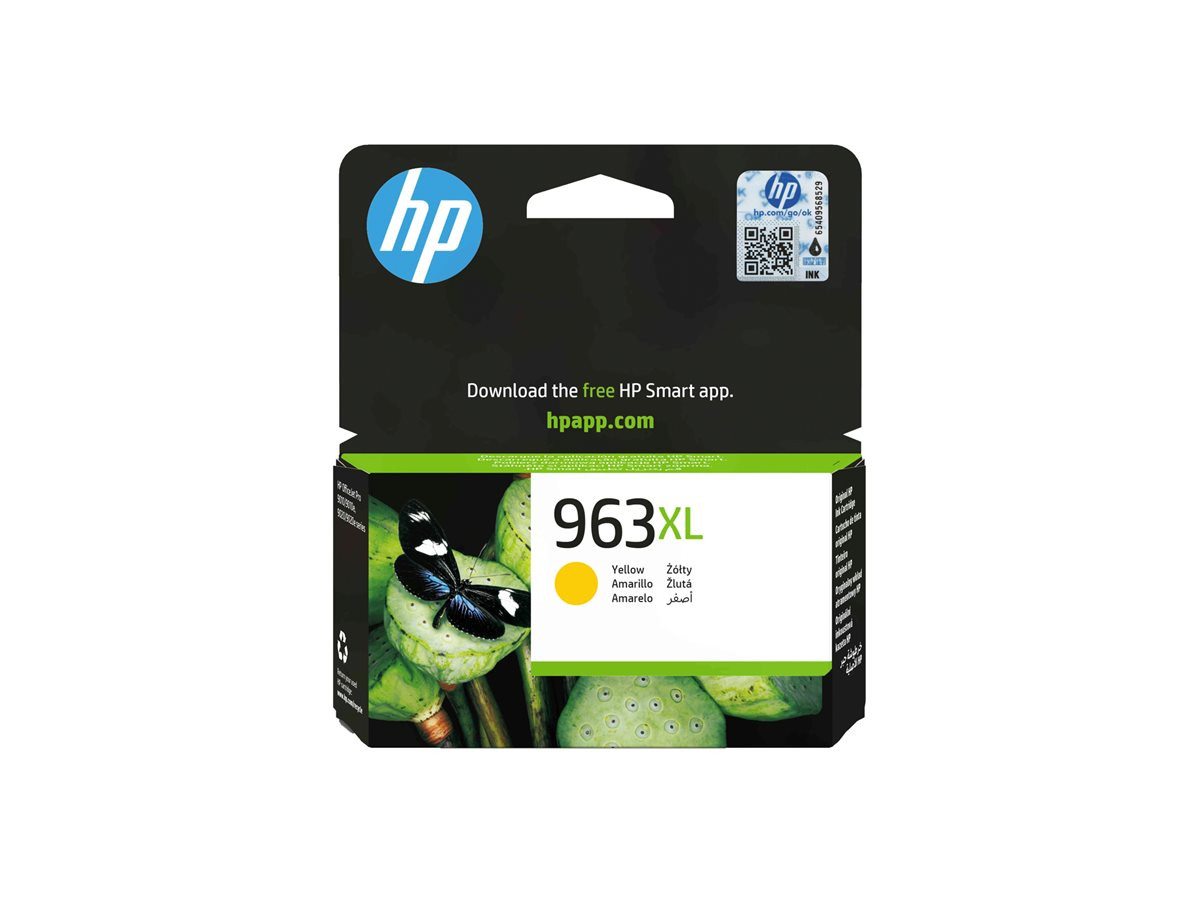 Мастилена касета HP 963XL, Yellow, High Yield, 1600 стр. - 3JA29AE#BGX - 2