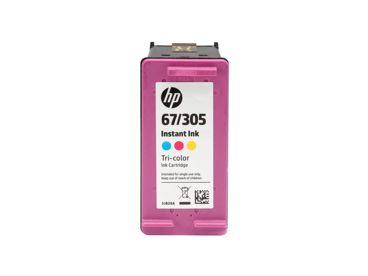 Мастилена касета HP 305XL, цветна (cyan, magenta, yellow), high yield до 200 стр. - 3YM63AE#UUS - 3