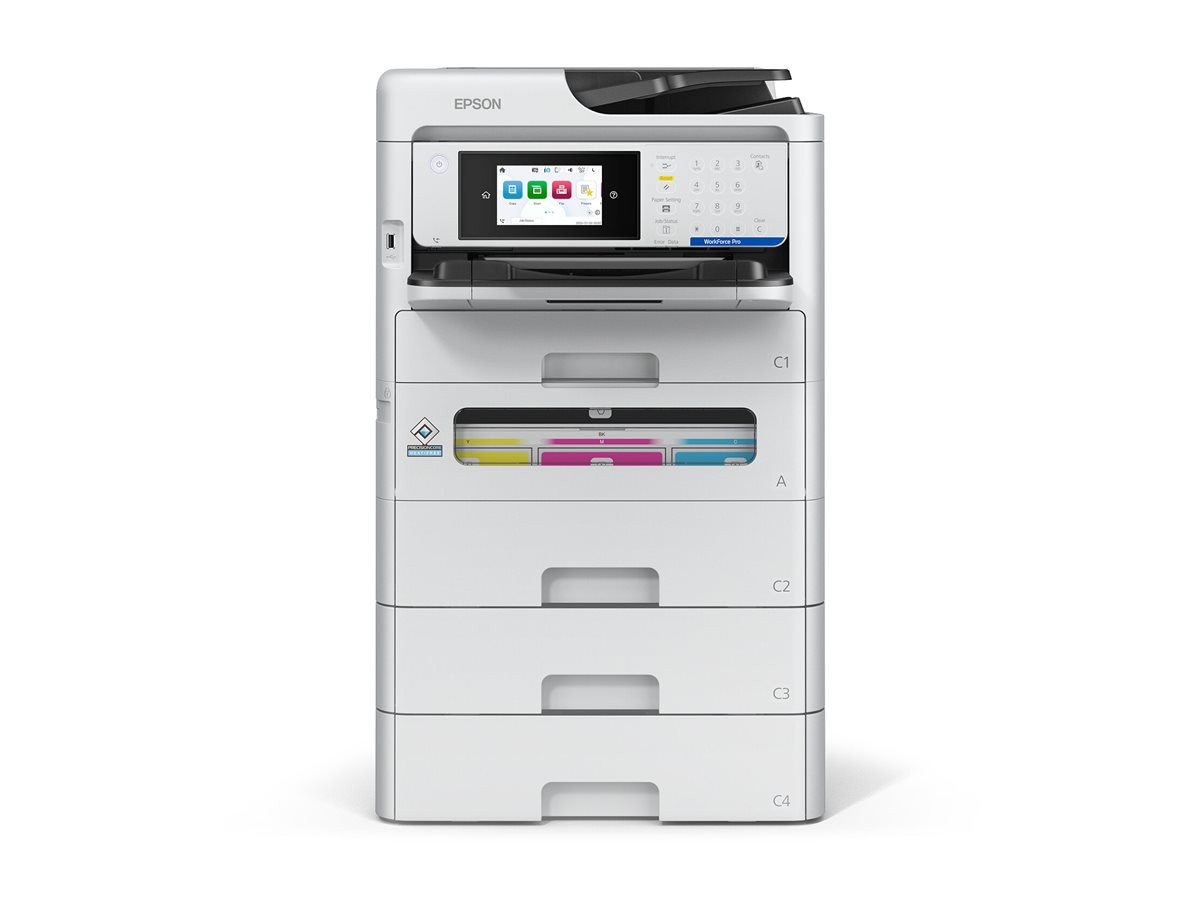 Мултифункционално устройство Epson WorkForce Pro EM-C800RDWF, A4, цветен мастиленоструен принтер, 25ppm, факс, скенер, копир, Wi-Fi - C11CK19401 - 13