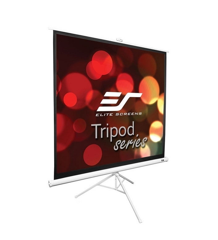 Екран на стойка Elite Screen T99NWS1 Tripod, 99" (1:1), 177.8 x 177.8 cm, White - T99NWS1 - 1