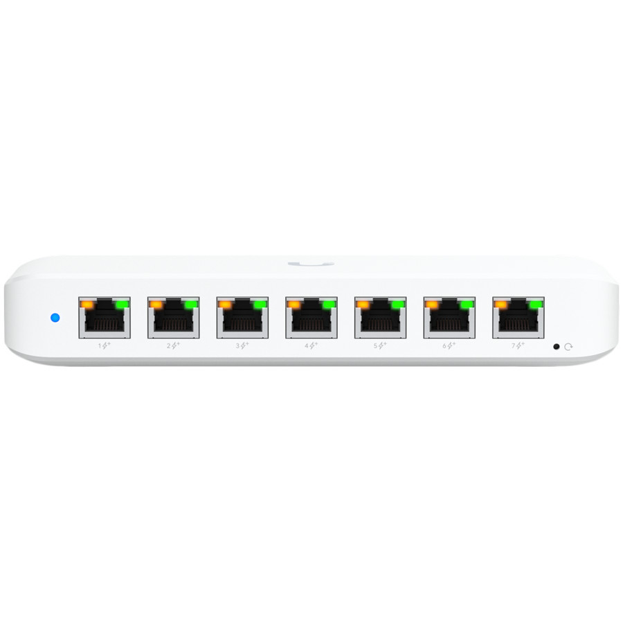 Мрежов суич Ubiquiti USW-Ultra, 8-port GbE PoE+ Layer 2, 60W - USW-ULTRA-60W - 1