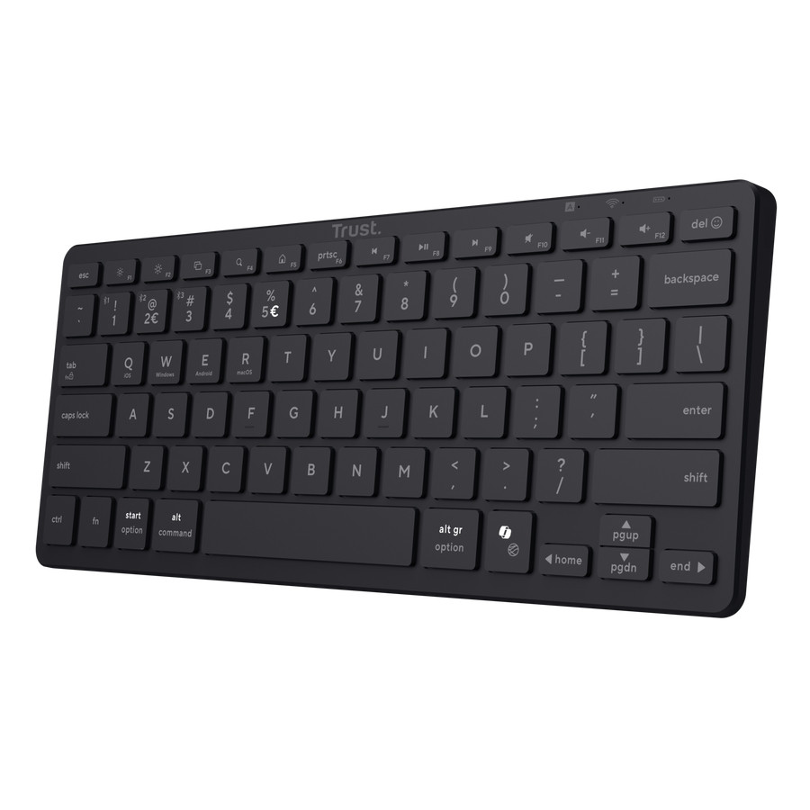 Безжична Bluetooth клавиатура TRUST Nado II Multidevice US - 25730 - 2