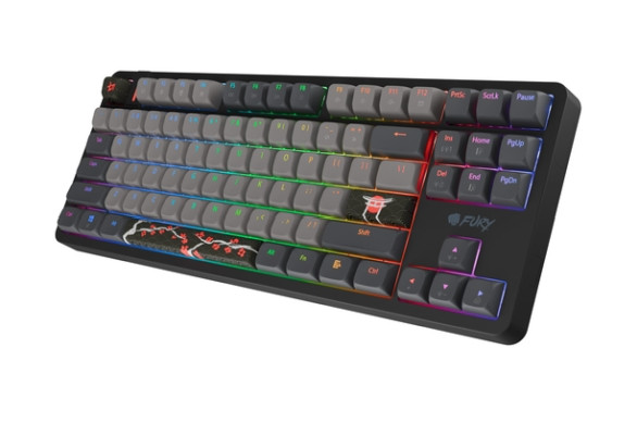Механична геймърска клавиатура FURY Gaming Keyboard Kanabo K6, US layout, RGB подсветка - NFU-2364 - 6