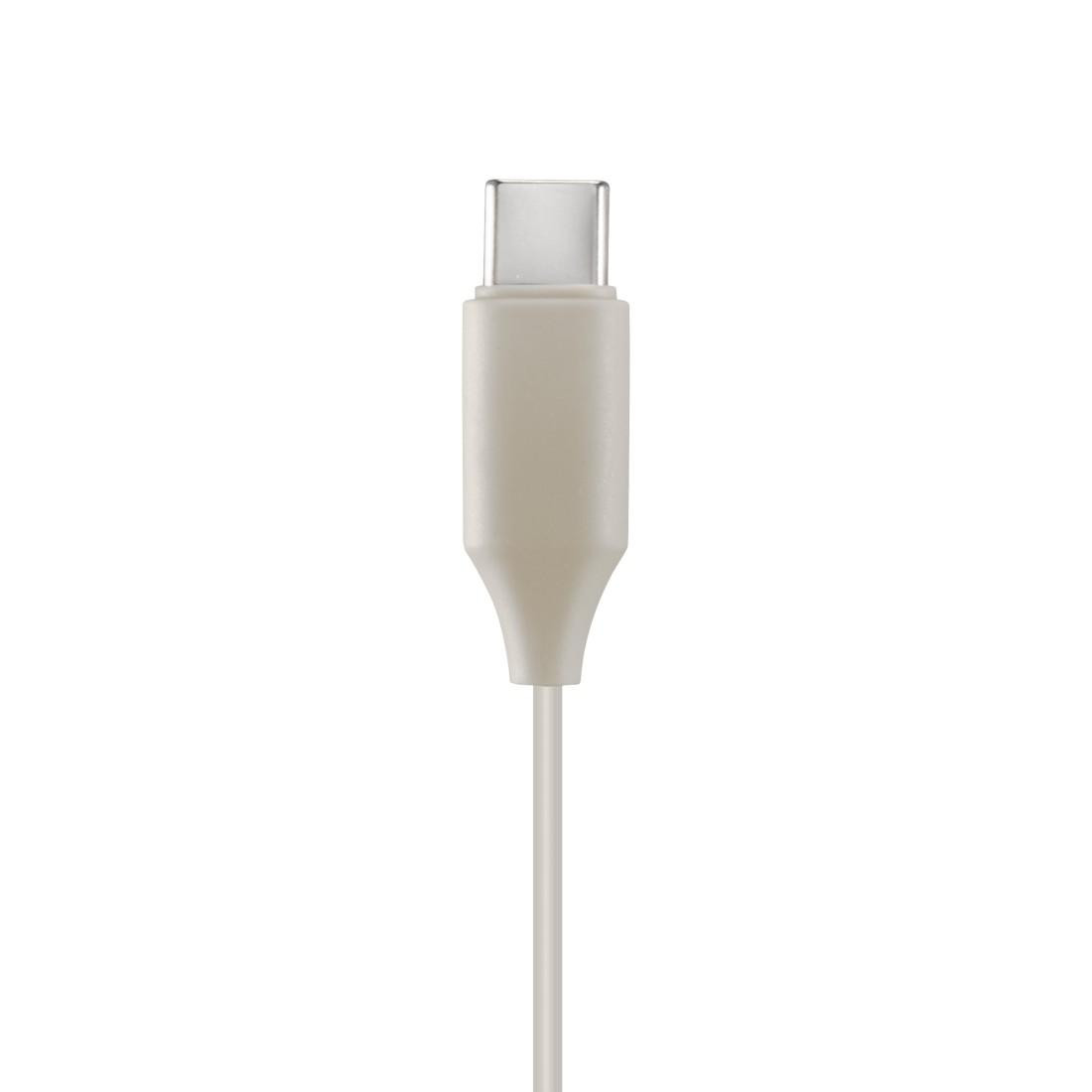 Слушалки HAMA Calm, In-ear, USB-C, микрофон, бежов - HAMA-221793 - 4