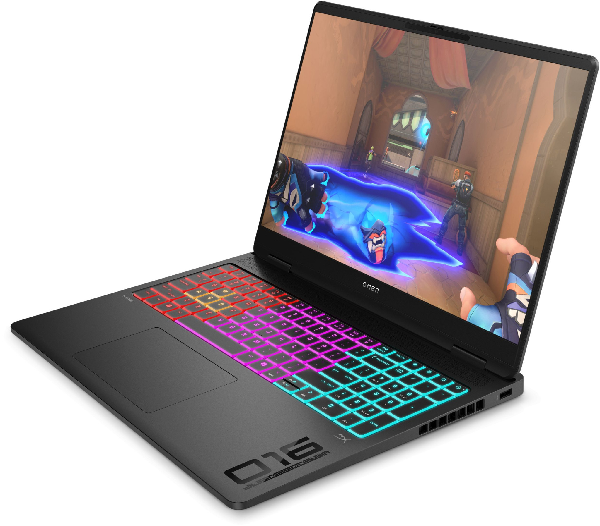 Лаптоп HP OMEN 16-xf1000, 16" WQXGA 240Hz, Ryzen AI 7 350, RTX 5060 8GB, 32GB DDR5, 1TB SSD, FreeDOS - C2AA8EA#ABB - 3