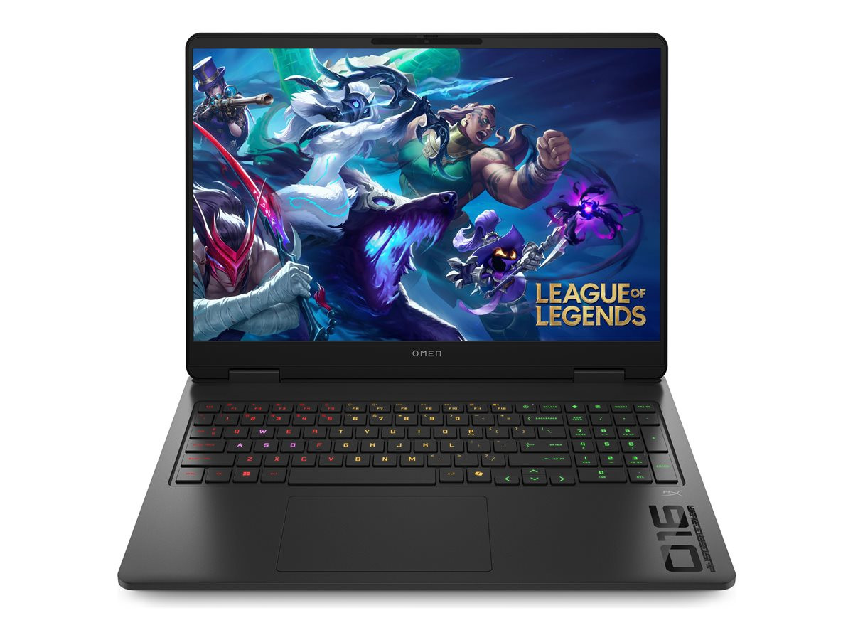Лаптоп HP OMEN, 16" WQXGA (2K) 144Hz, AMD Ryzen AI 5 340, RTX 5050 8GB, 16GB DDR5, 1TB SSD, FreeDOS - C5BE1EA#ABB - 1