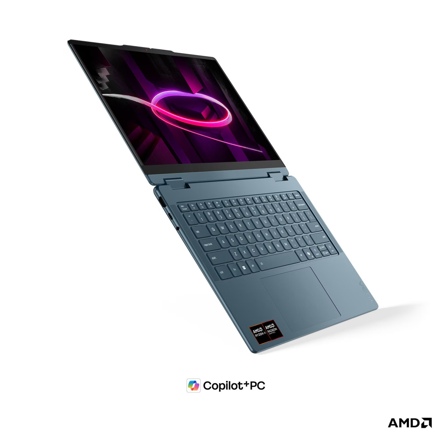 Лаптоп Lenovo Yoga 7 2-in-1 14AGP11, 14" WUXGA OLED Touch, Ryzen AI 7 445, 24GB LPDDR5X, 1TB SSD, Windows 11 Home - 83TD001LBM - 3