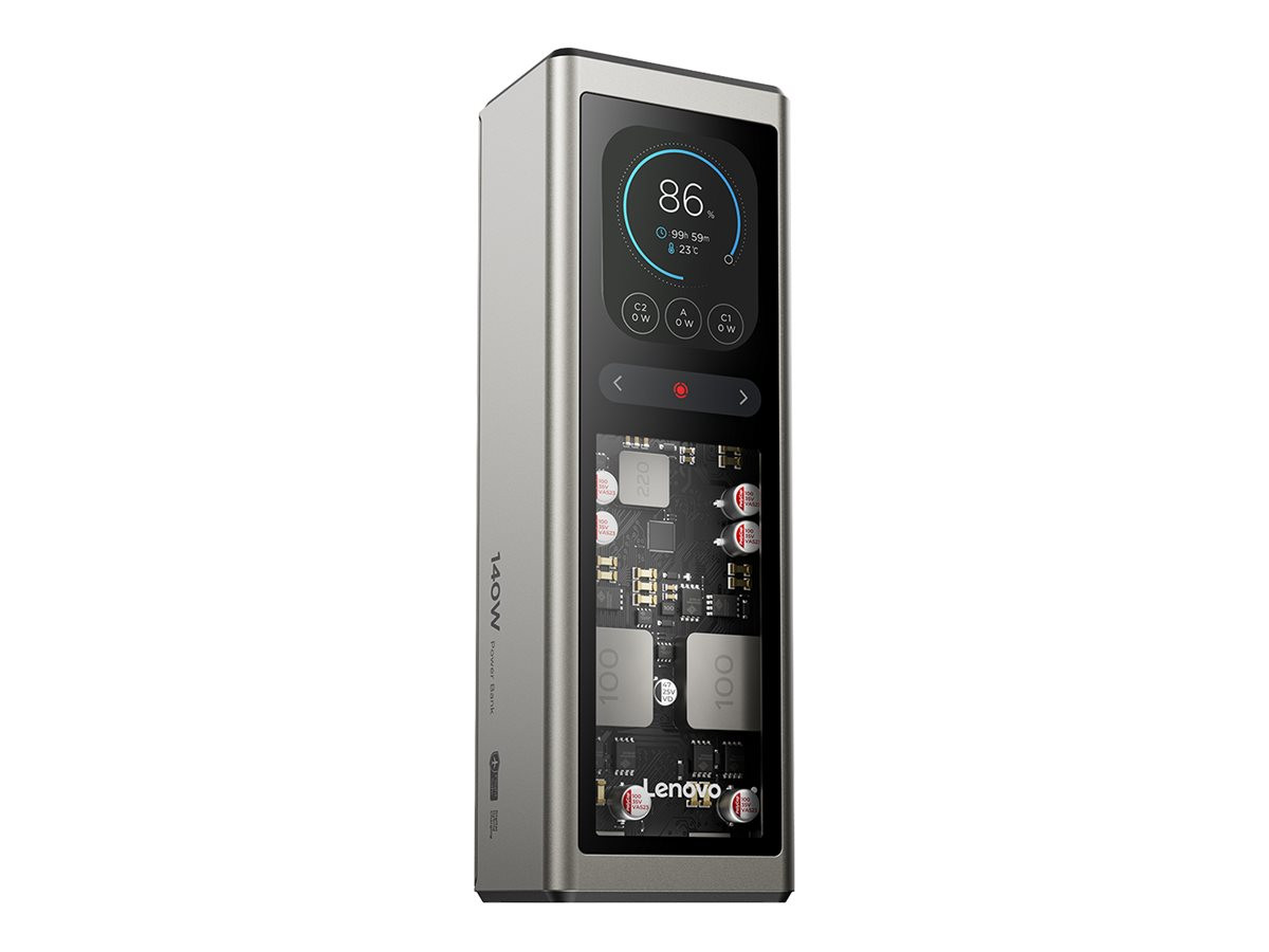Външна батерия Lenovo 140W, 20000mAh, USB-C, за лаптопи - G0A3140WWW - 1
