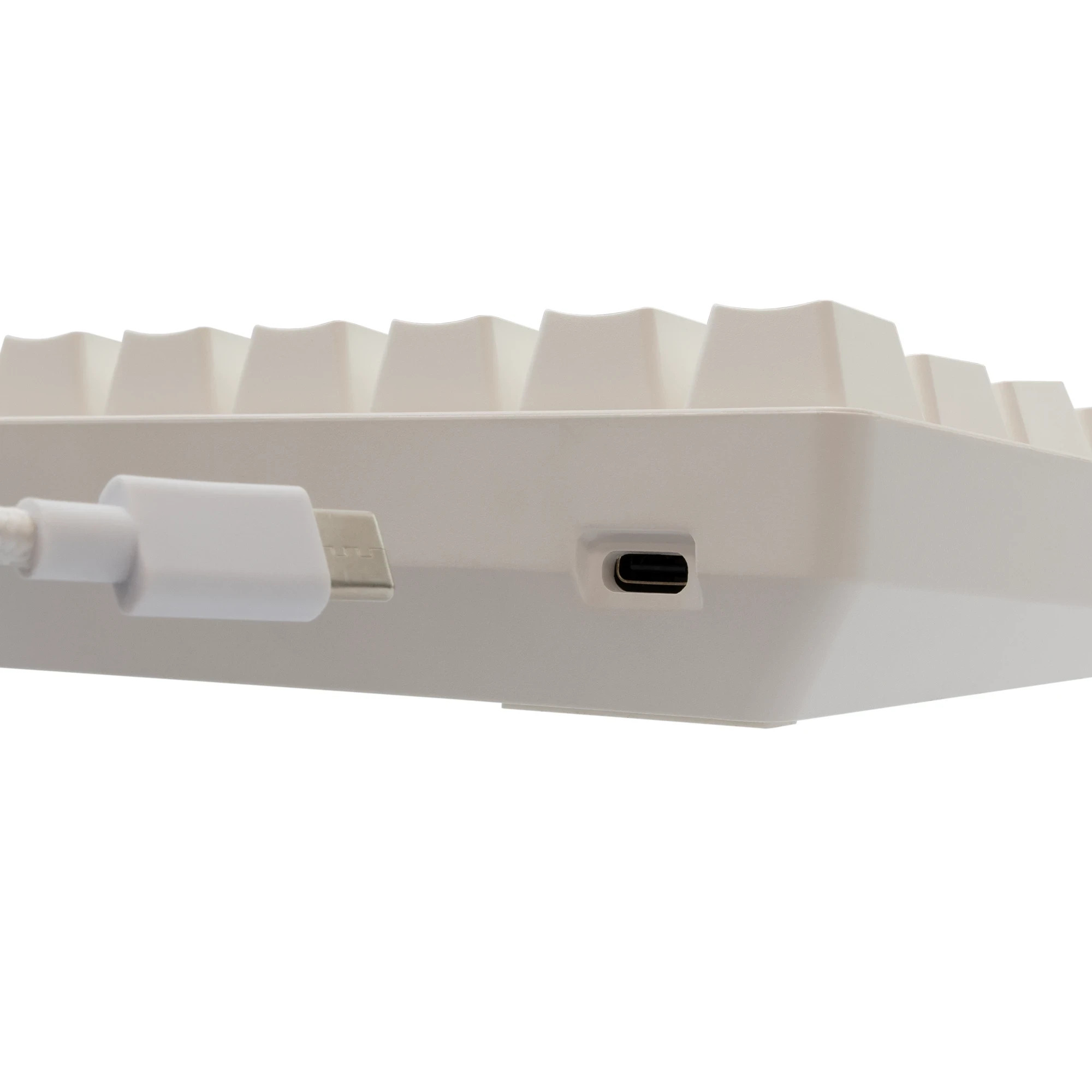Геймърска механична клавиатура White Shark SHINOBI 2, 60%, YUSYA 5P Red Switches, Hot Swap, RGB, Бяла - SHINOBI-2-W-US-RED.SW - 8