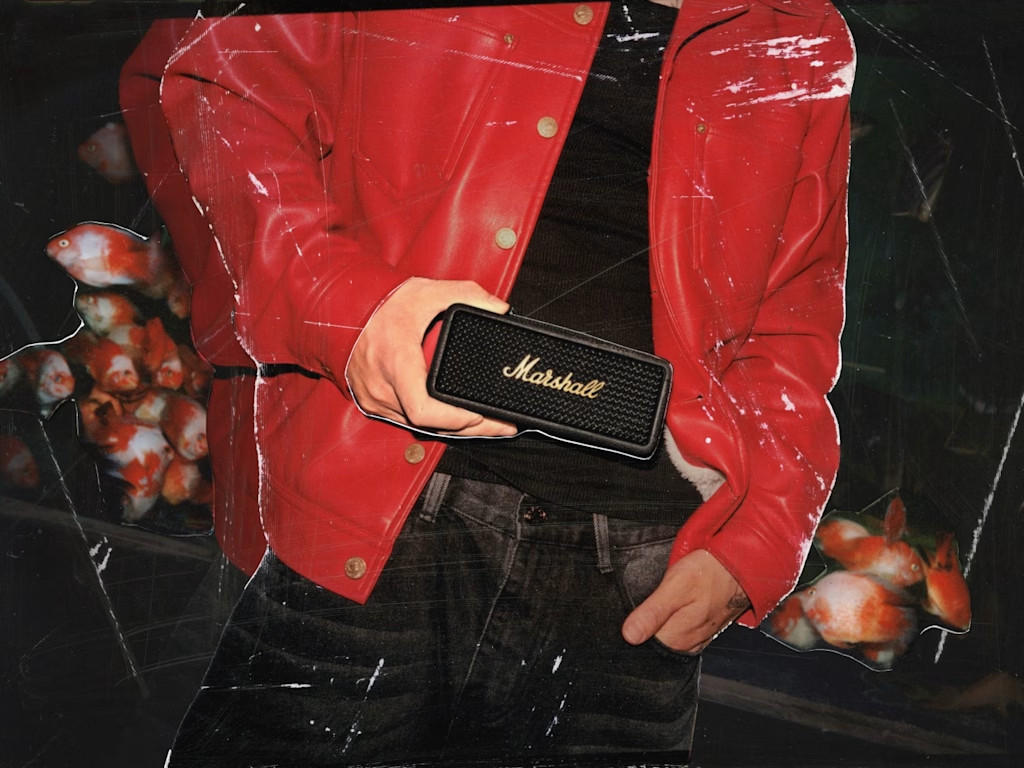 Безжична колонка Marshall Emberton III, Black & Brass - 1006884 - 2