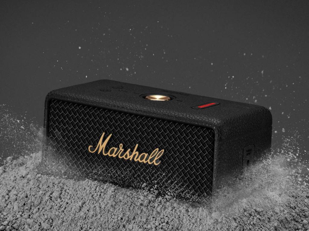 Безжична колонка Marshall Emberton III, Black & Brass - 1006884 - 4