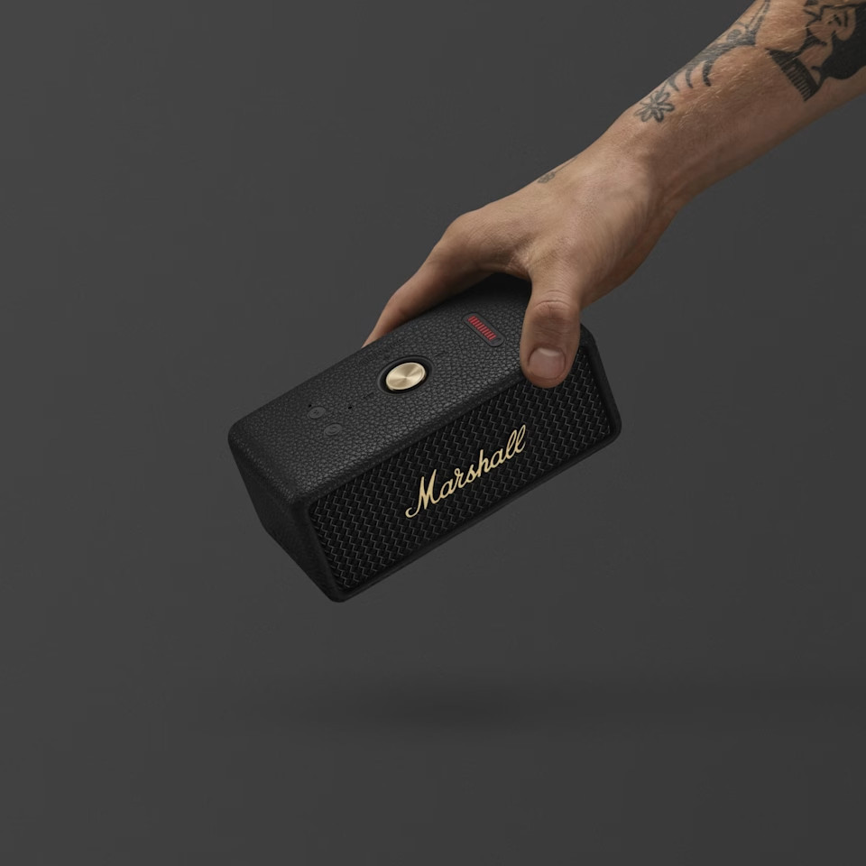 Безжична колонка Marshall Emberton III, Black & Brass - 1006884 - 6