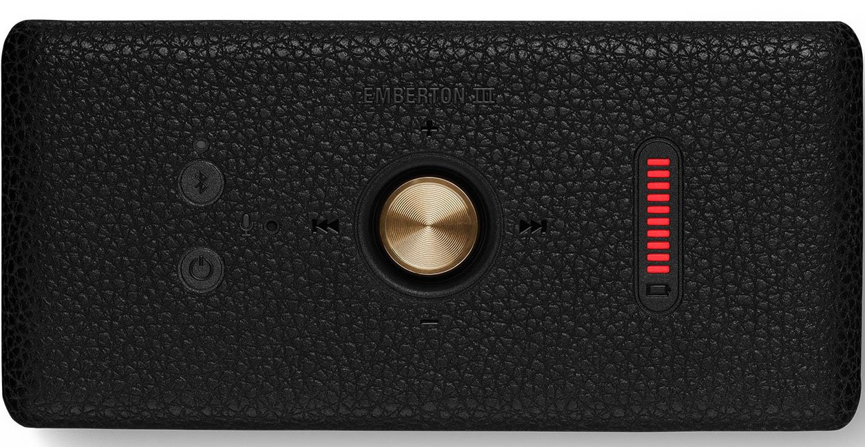Безжична колонка Marshall Emberton III, Black & Brass - 1006884 - 7
