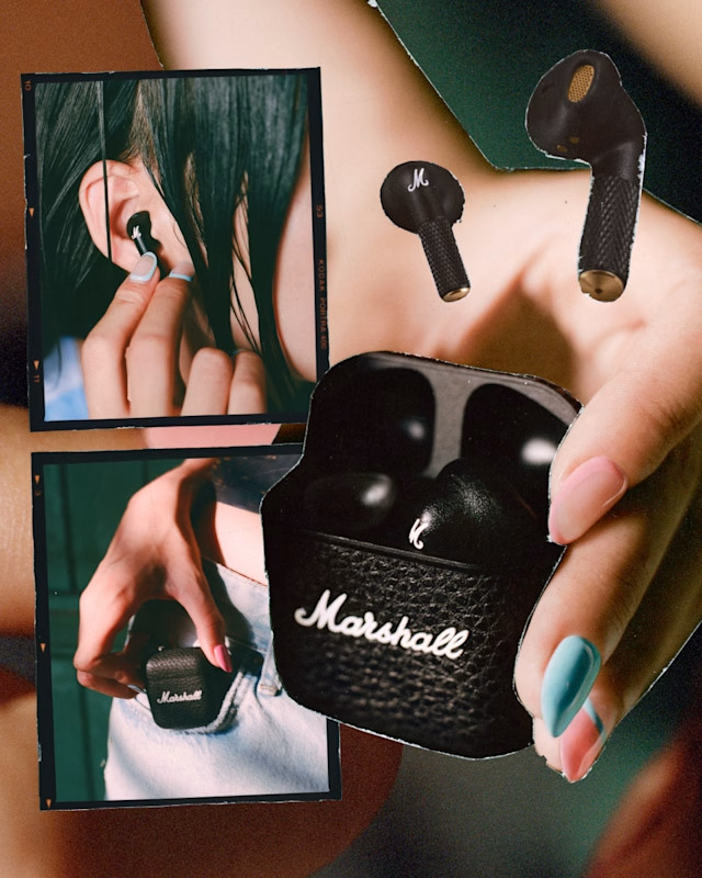Безжични слушалки Marshall Minor IV, True Wireless, Bluetooth, IPX4, Черни - M1006653 - 5