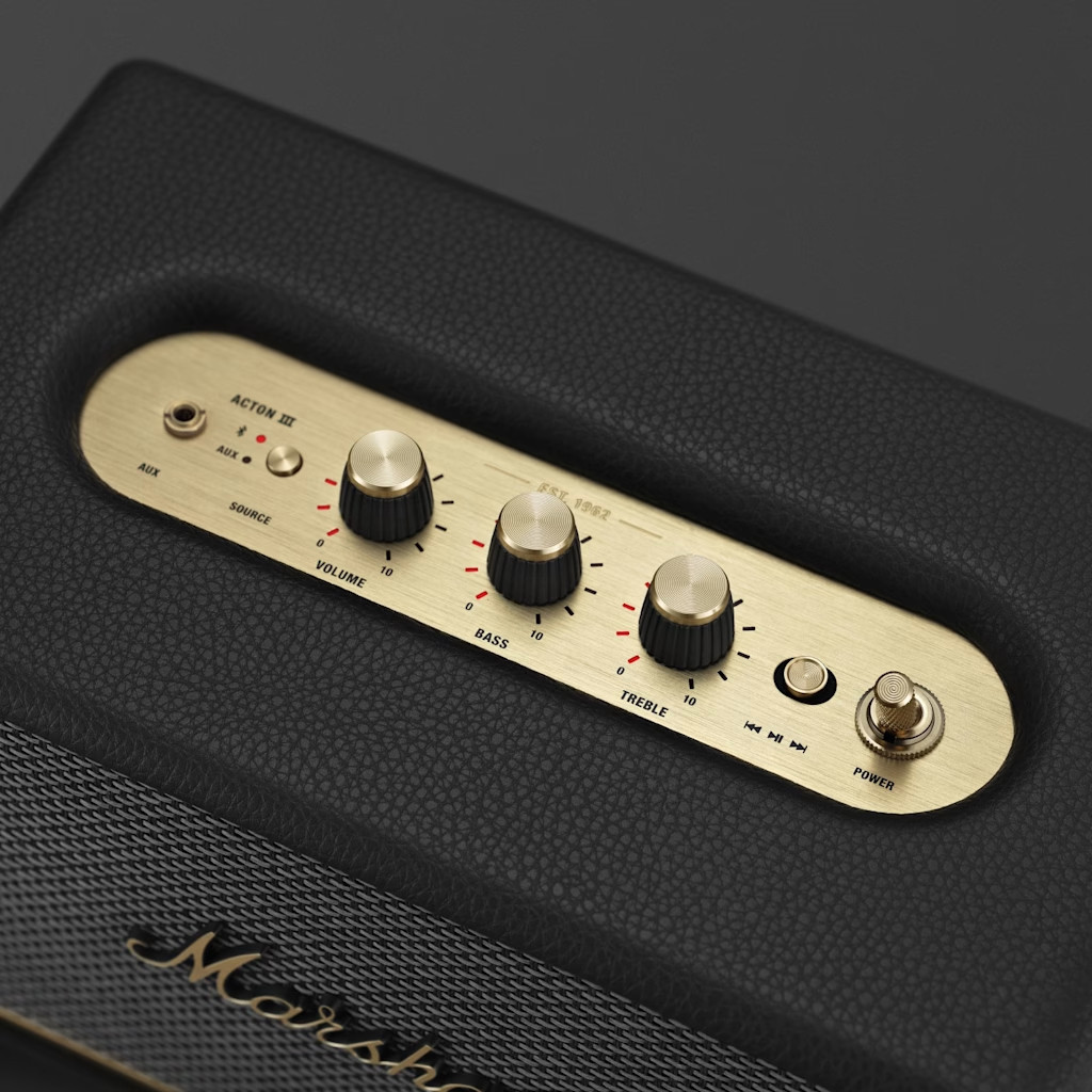 Bluetooth аудио система Marshall ACTON III, черна - 1006004 - 4