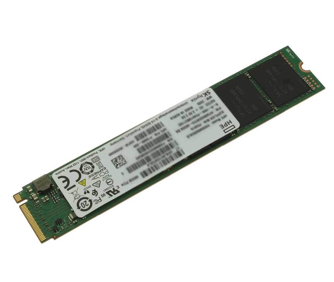 SSD диск HPE, 480GB M.2 NVMe Gen3 Read Intensive - P40513-B21 - 1