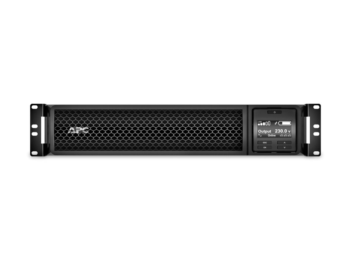 Токозахранващо устройство APC Smart-UPS SRT 1000VA RM, rack-mountable 2U, 1000W/1000VA, On-line, 6x IEC C13 - SRT1000RMXLI - 3