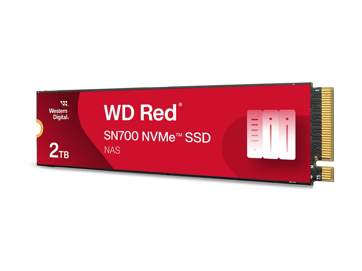 SSD диск Western Digital Red SN700, 2TB M.2 NVMe PCIe Gen3 - WDS200T1R0C-68BDK0 - 2