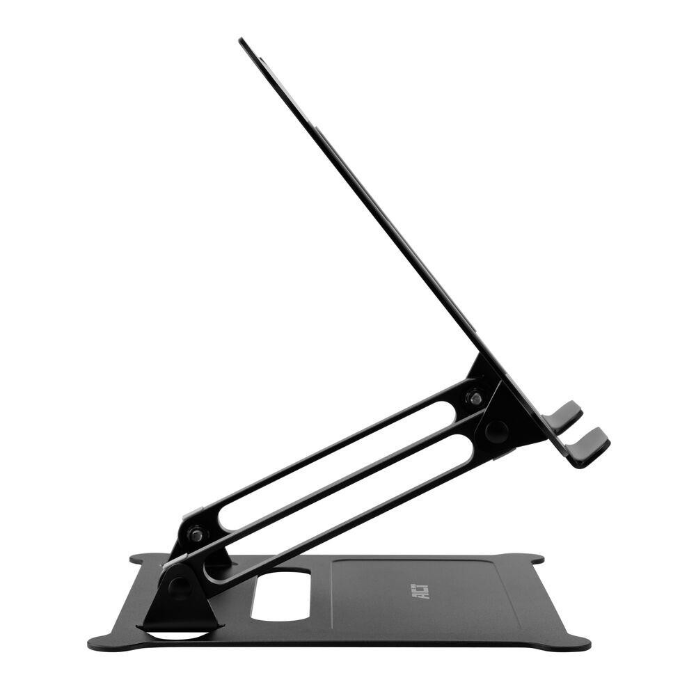 Стойка за лаптоп ACT AC8140, сгъваема, алуминиева, до 15.6", черна - 9
