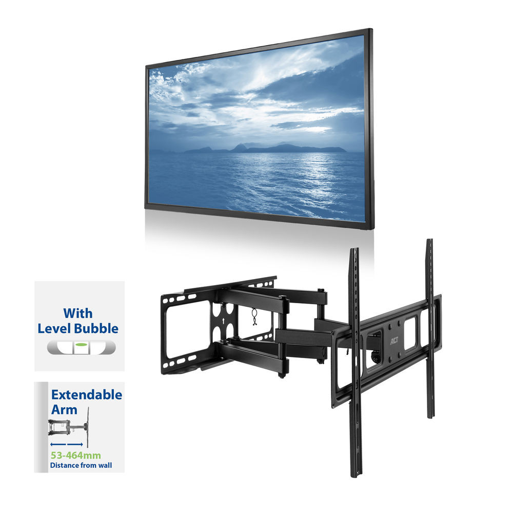 Стенна стойка ACT AC8355 за телевизори 37-70", VESA съвместима - 3