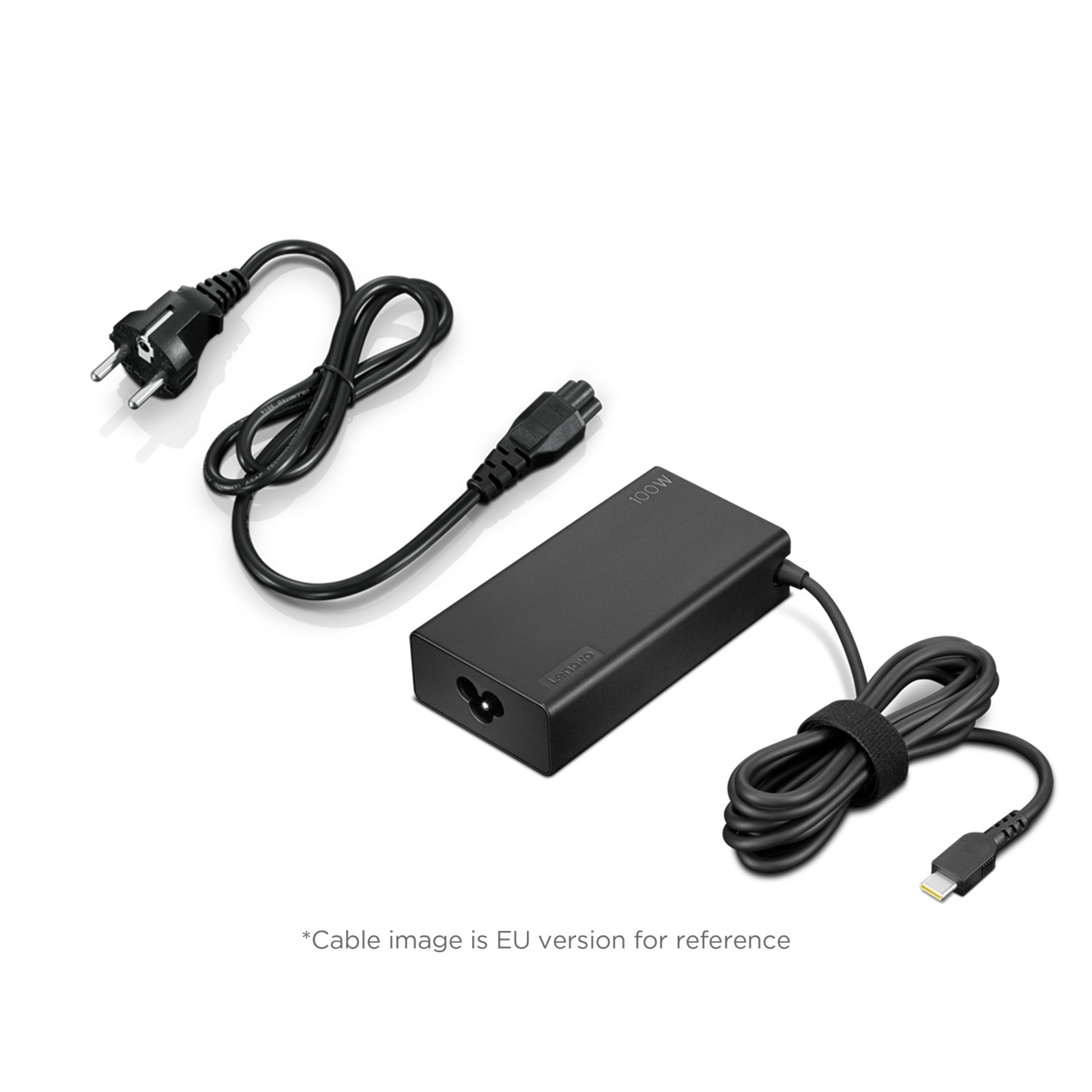 Оригинално захранване за лаптоп Lenovo Power Adapter, 100W USB-C - GX21V43585 - 1