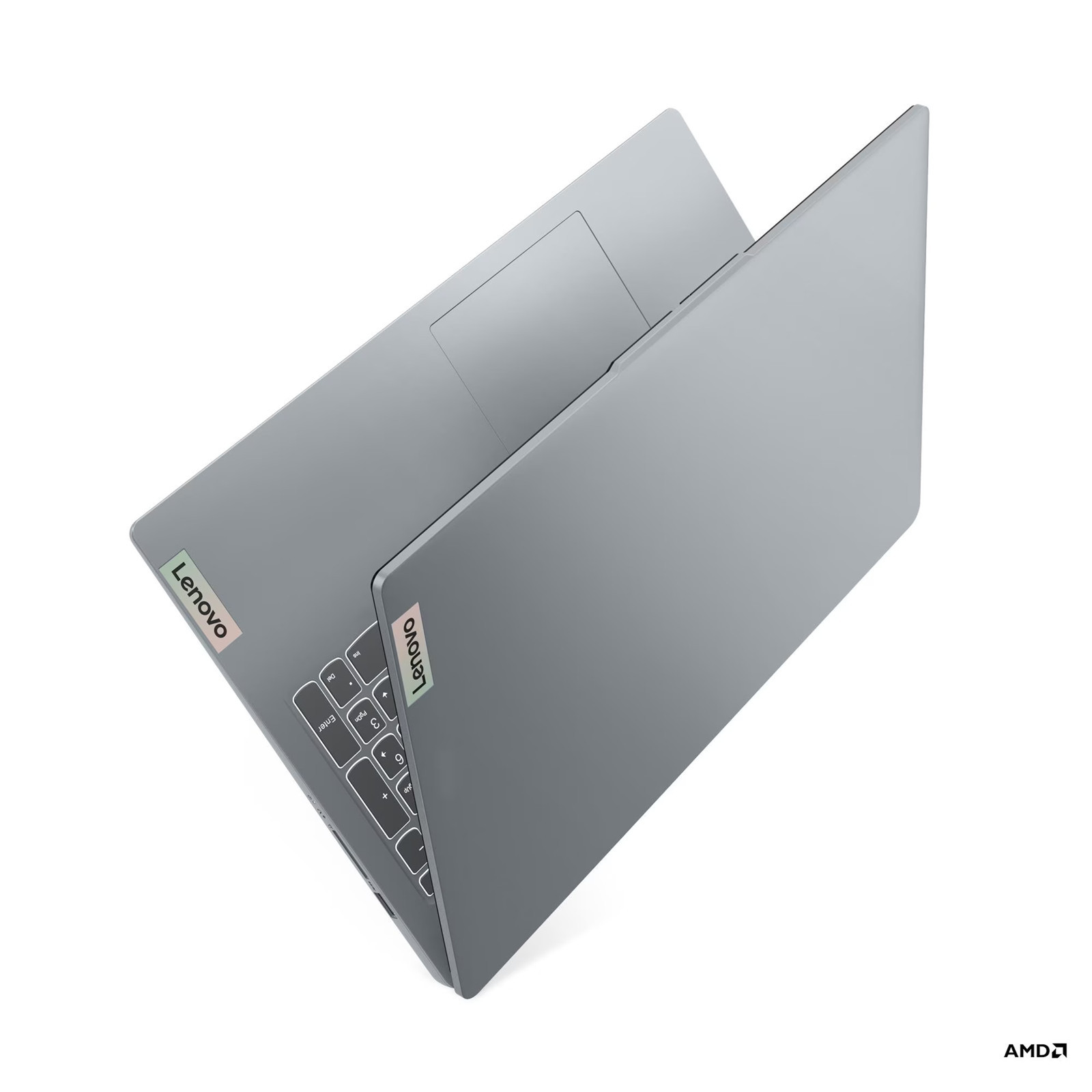 Лаптоп Lenovo IdeaPad Slim 3 15AMN8, 15.6" Full HD TN, Ryzen 3 7330U, 16GB LPDDR5, 512GB SSD, Free OS - 82XQ01N6BM - 5