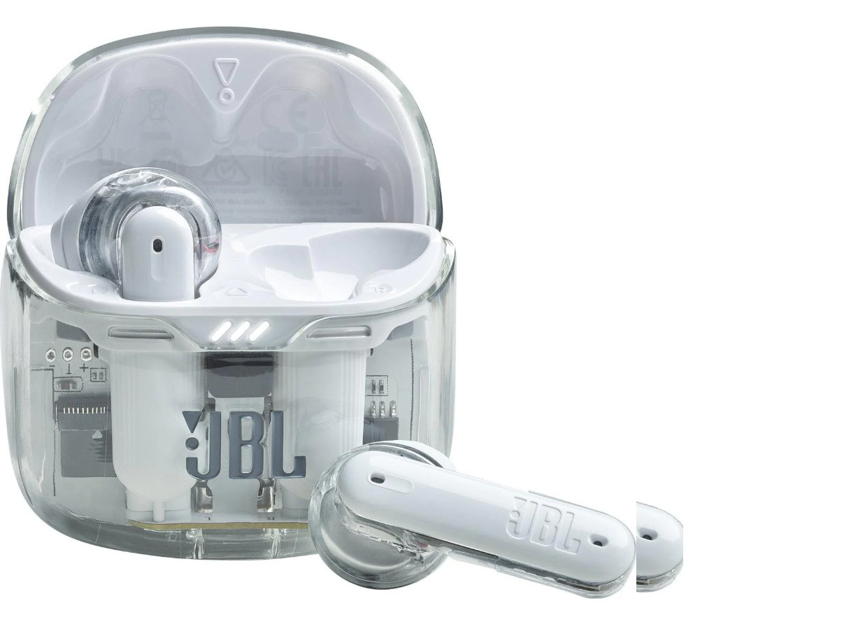 Безжични слушалки JBL Tune Flex ANC, Ghost White - JBLTFLEX2GWHT - 1