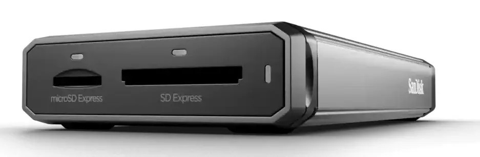 Четец на карти SanDisk SDDR-A451-GNPNN, USB 3.2 Type-C, SD/MicroSD, UHS-I/II, до 5Gbit/s - 1