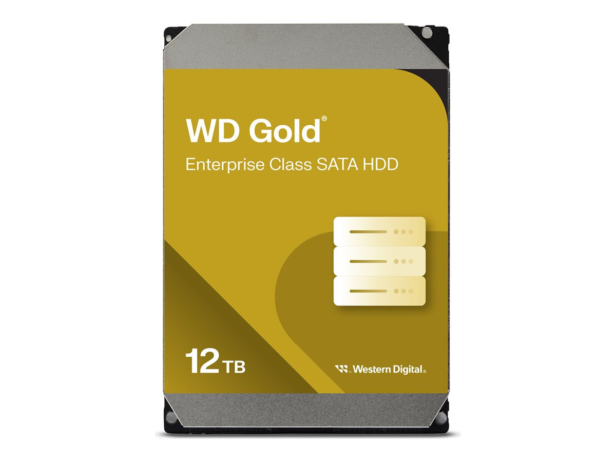 Твърд диск Western Digital Gold, 12TB SATA 6Gb/s 7200rpm 3.5" - WD122KRYZ - 1