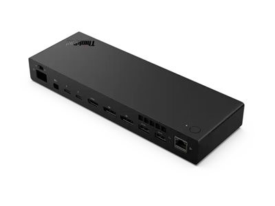 Докинг станция Lenovo ThinkPad Smart Dock 7500, 2x Thunderbolt 5, HDMI, 2x DisplayPort, 2.5GbE LAN, 3x USB-A, 2x USB-C, 265W - 40BA0265EU - 3