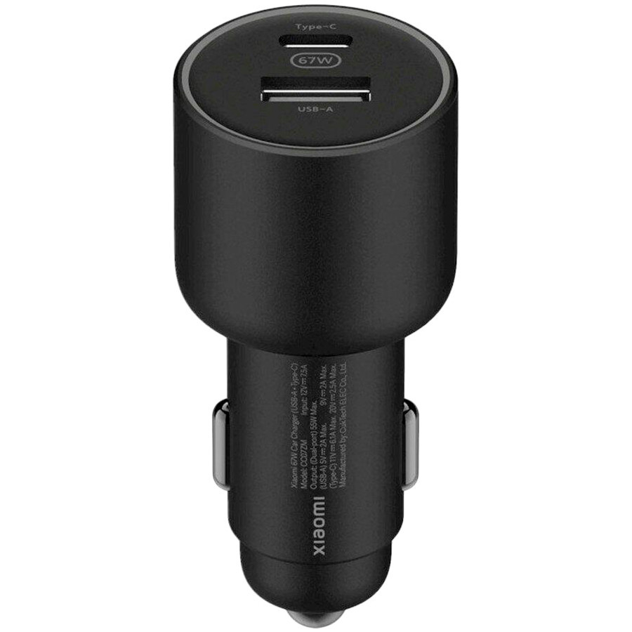 Автомобилно зарядно устройство Xiaomi, 67W, USB-A + USB-C - BHR6814GL - 1