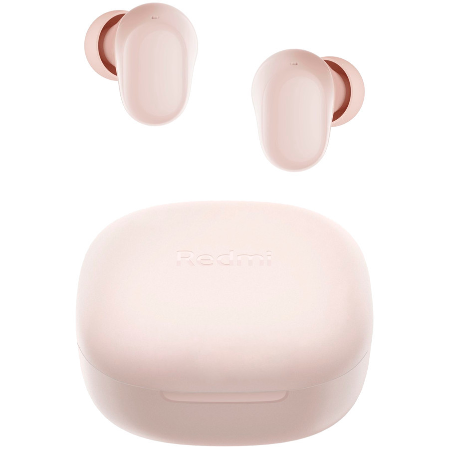 Безжични Bluetooth слушалки Xiaomi Redmi Buds 6 Play, In-Ear, 10mm говорители, Bluetooth 5.4, IPX4, Розови - BHR8775GL - 1
