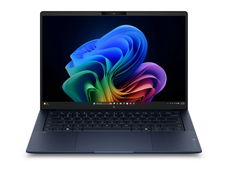 Лаптоп HP EliteBook X G2i AI, 14" 2.8K OLED Touchscreen, Intel Core Ultra 7 356H, 32GB LPDDR5X, 1TB SSD, Windows 11 Pro - D94C2ET - 1