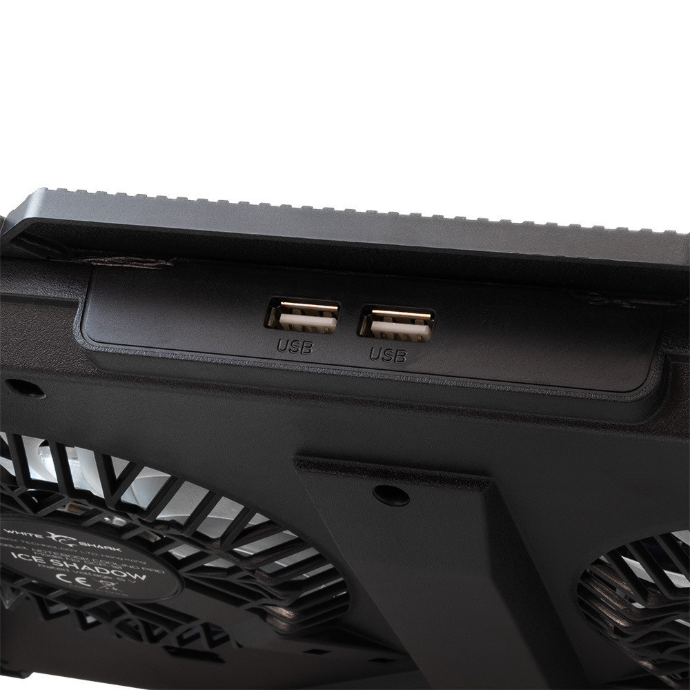 Охлаждаща подложка за лаптоп White Shark ICE SHADOW, до 17.3" - SBX00285 - 9
