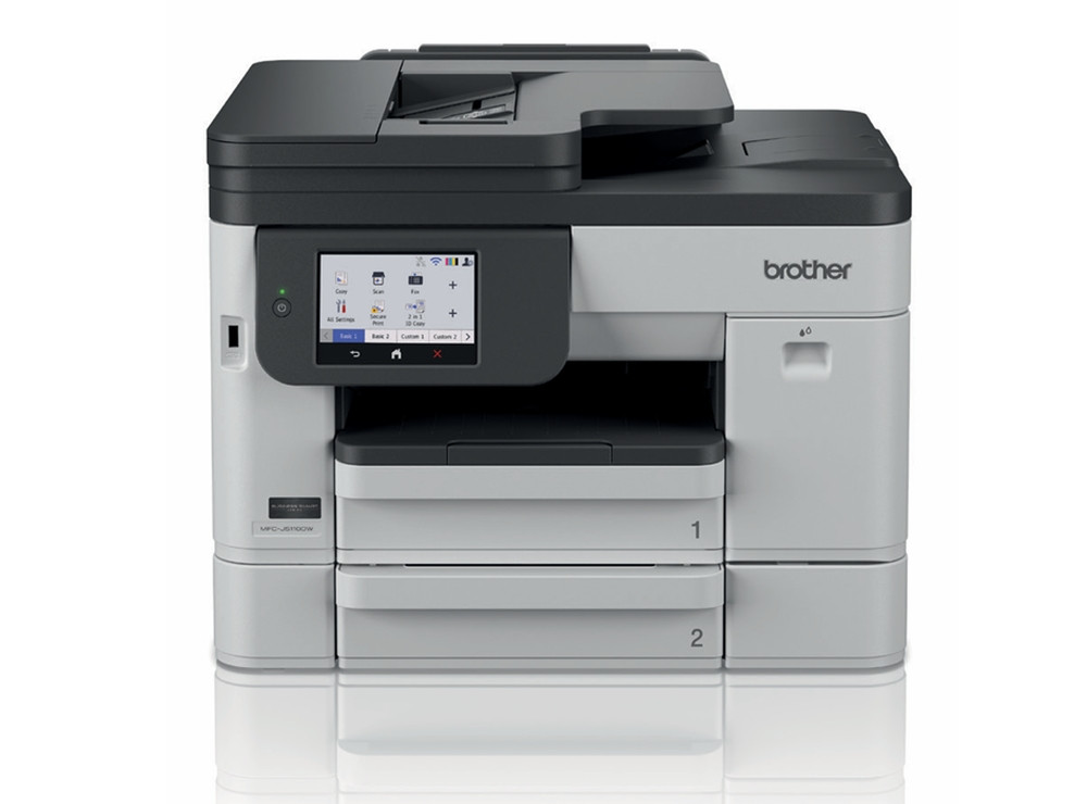 Мастилоструйно многофункционално устройство Brother MFC-J5110DW, Print/Copy/Scan/Fax, A3, 28 ipm ч/б, 26 ipm цветно, 10.9" тъчскрийн, Wi-Fi - MFCJ5110DWYJ1 - 1