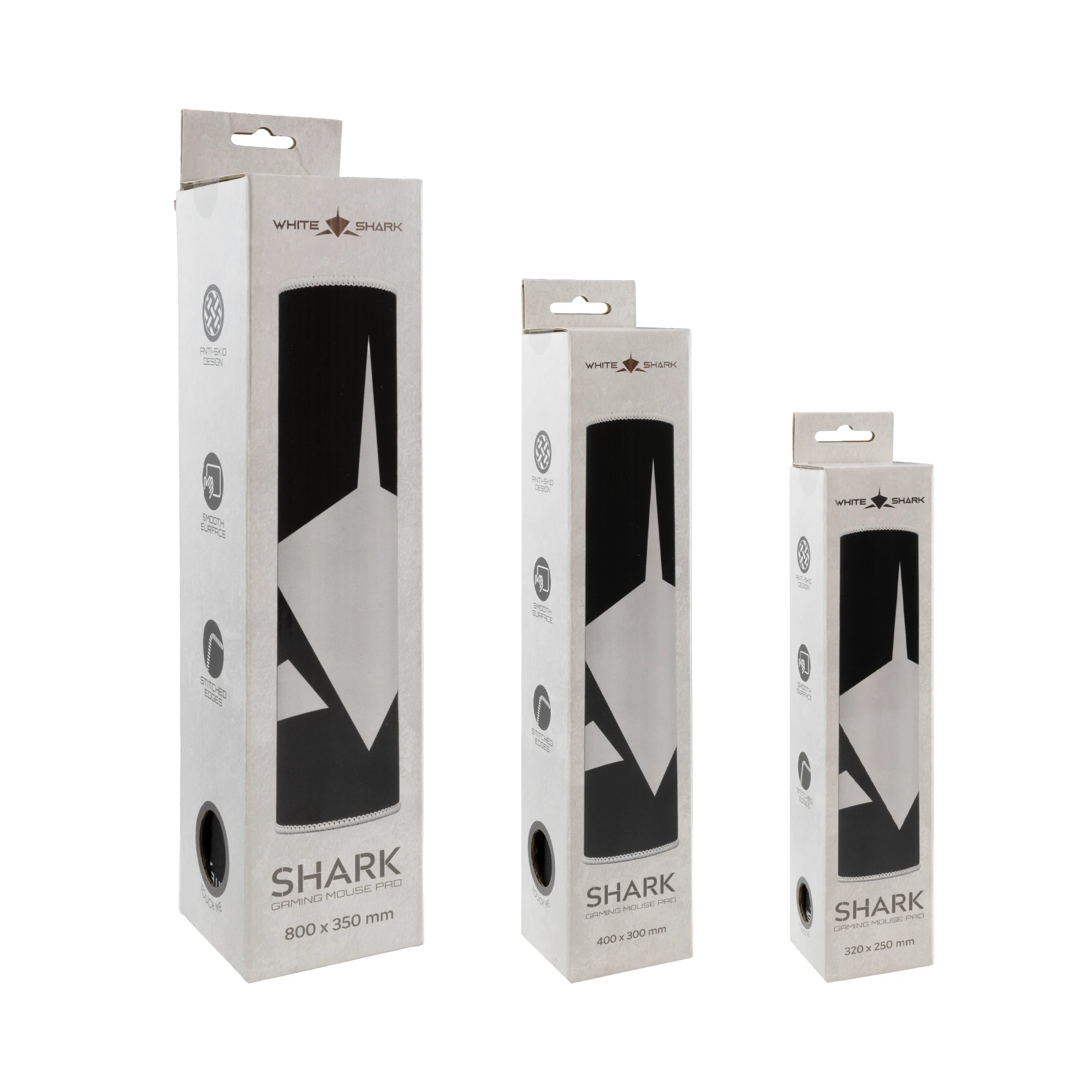 Геймърски пад за мишка White Shark SHARK M, 320x250x3mm, текстил - SHARK-M - 4