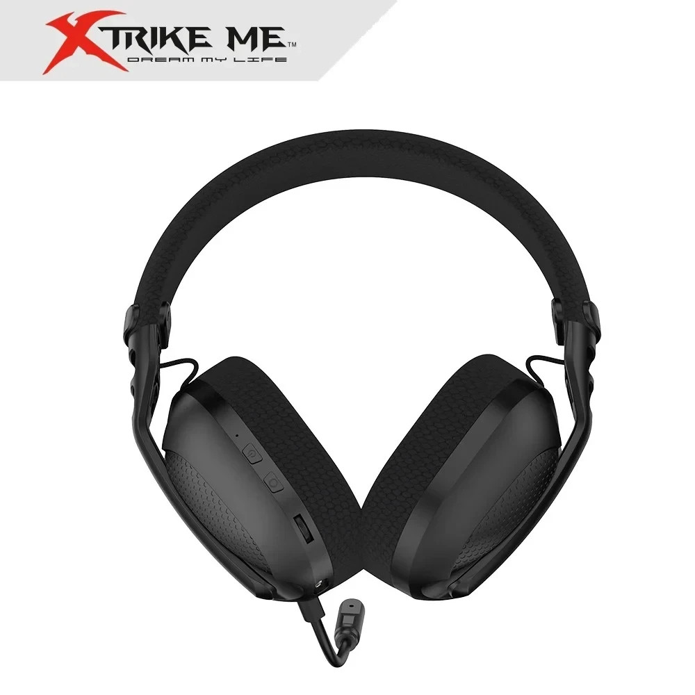 Безжични геймърски слушалки Xtrike ME GH-513W, Bluetooth/2.4G/USB-C, 40mm драйвери, микрофон - XTRM-GH-513W-BK - 3