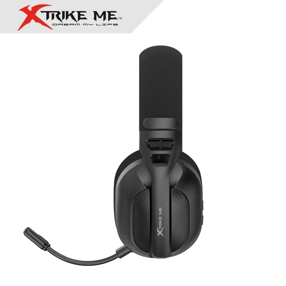 Безжични геймърски слушалки Xtrike ME GH-513W, Bluetooth/2.4G/USB-C, 40mm драйвери, микрофон - XTRM-GH-513W-BK - 4
